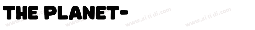 The PLANET字体转换
